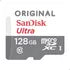 Cartão Memoria SanDisk Ultra SDSQUNR-128G-GN3MA 128gb Micro Sd Adaptador