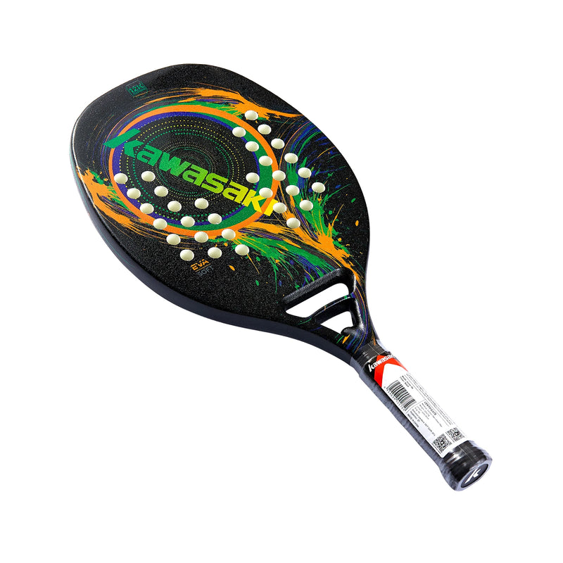 Raquete Beach Tenis Kawasaki 12K com capa